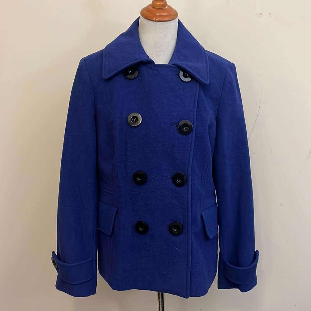 Women's Blue Peacoat